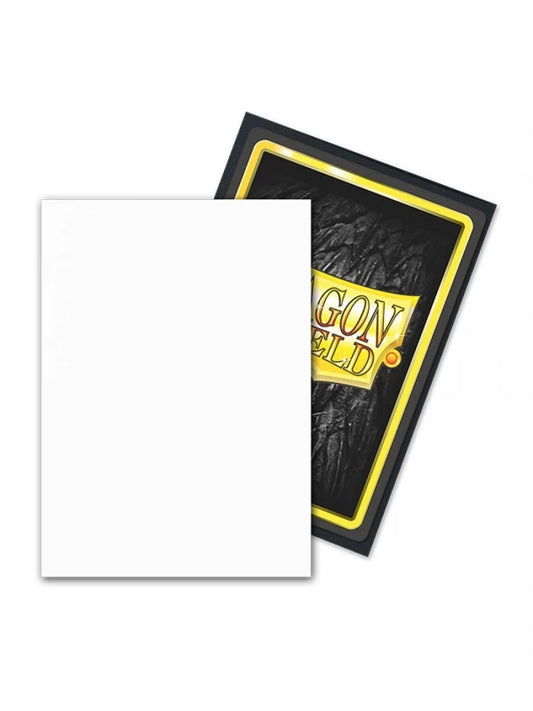 Fundas Standard Dual Matte Snow(100 fundas) Dragon Shield