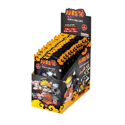 Naruto Ninja TCG display: First set 2nd Edition