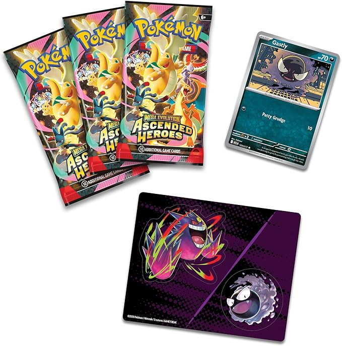 Blister Pack Sticker Mega Gengar Heroes Ascendentes [ESP]