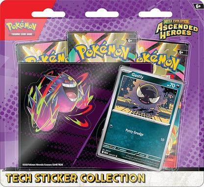 Blister Pack Sticker Mega Gengar Heroes Ascendentes [ESP]