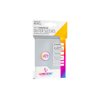 Gamegenic Outer Sleeves Matte Sobrefundas