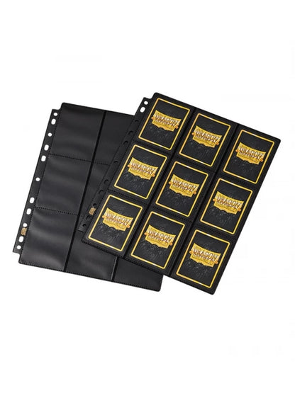 Páginas de 18 bolsillos Non Glare para cartas standard Dragon Shield