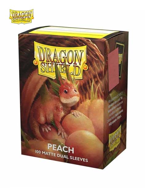 Fundas Standard Dual Matte Peach (100 fundas) Dragon Shield.