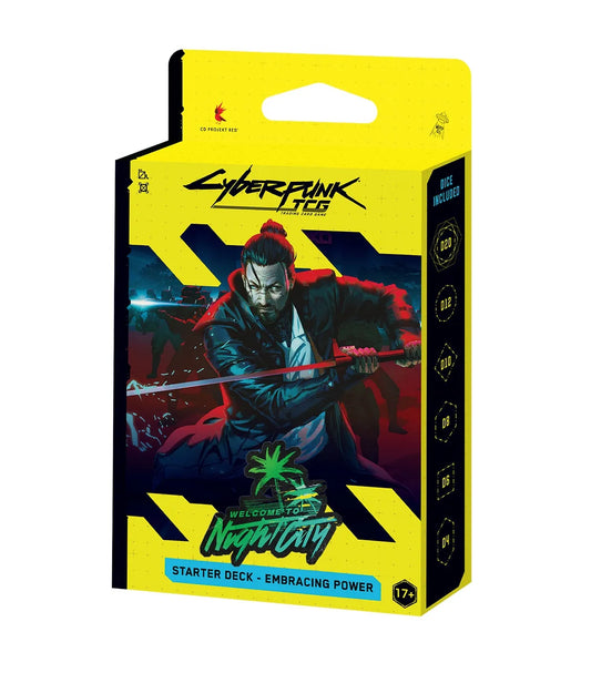 Starter Deck Embracing Power Welcome to Night City Inglés - Cyberpunk TCG